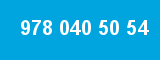 978 040 50 54 978 040 50 54